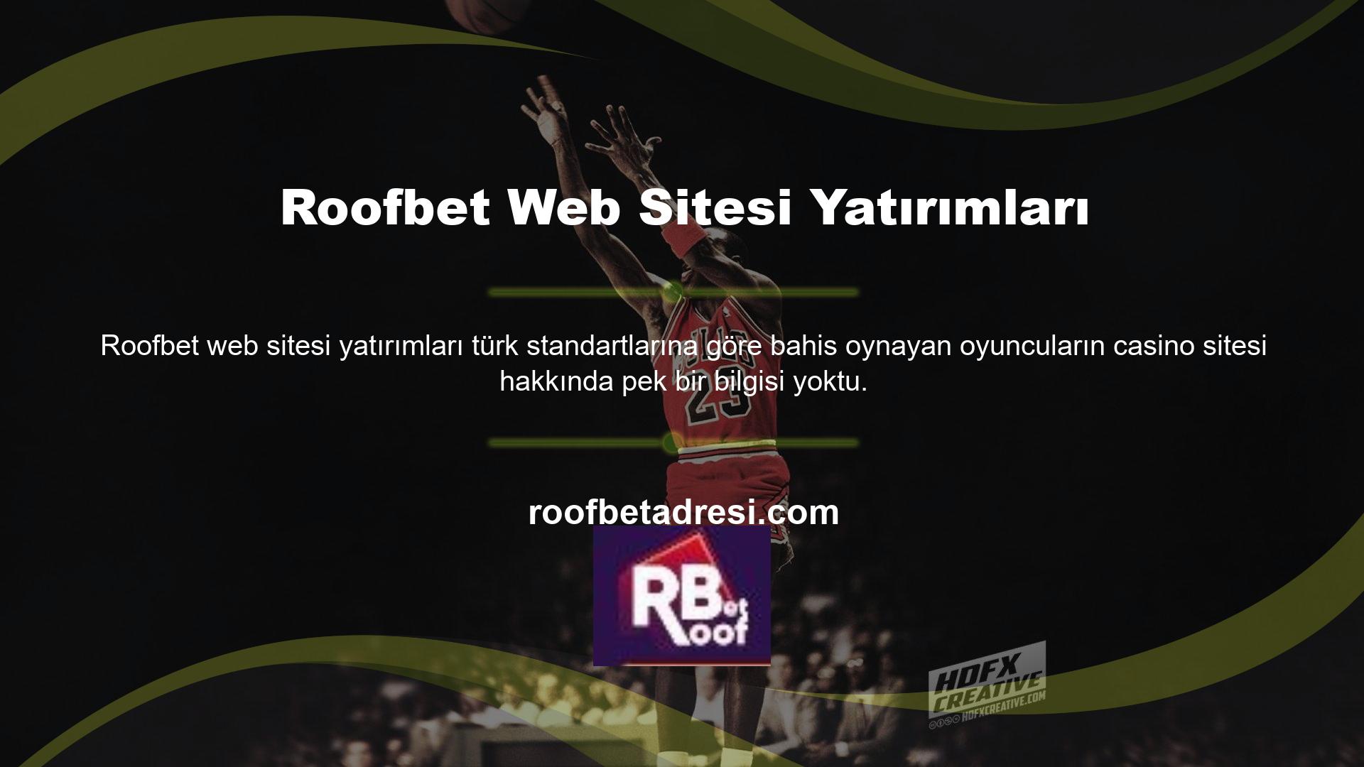 Bu arada Roofbet Harcama Casino web sitesi gibi gerçek zamanlı bahis siteleri, Türk bahisçilerin futbol ve basketbolla olan ilişkisini fark ederek böyle bir bahis platformuna olan ihtiyacı fark etti