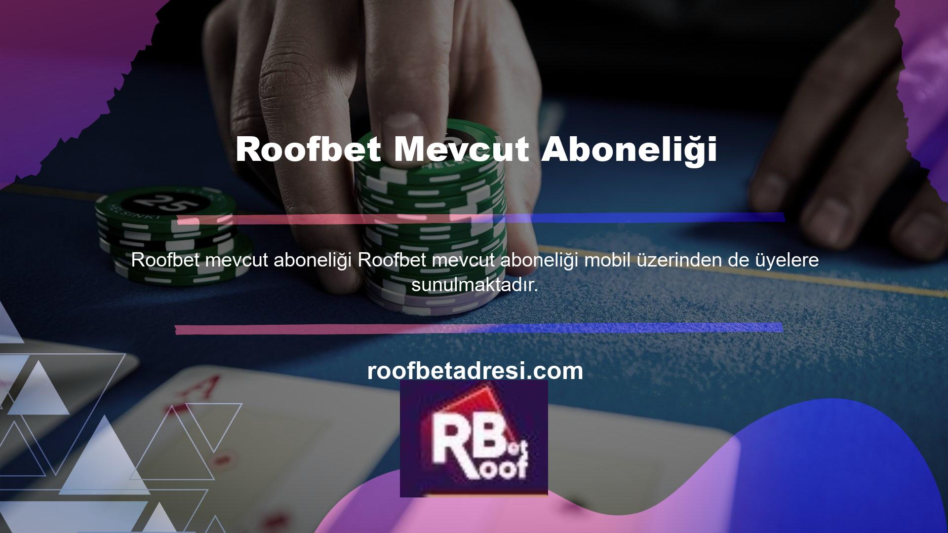 Tarayıcınızı kullanarak Roofbet Mobil'e giriş yapın